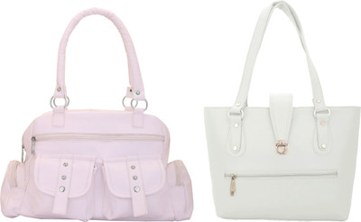 

Lady bar Hand-held Bag(White)