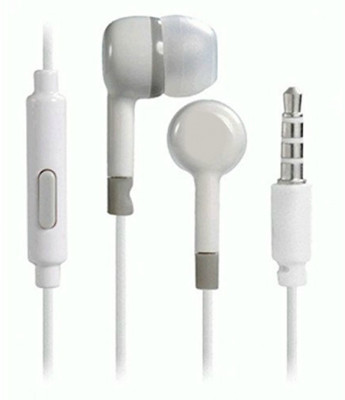 S4 In-Ear Wired Headset(White, Wireless in the ear)