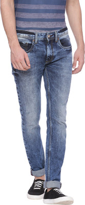 Basics Skinny Men Blue Jeans