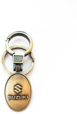 

eShop24x7 Oval Key Chain Key Ring for SUZUKI Cars Bikes Key Chain