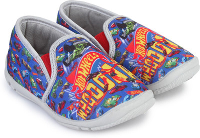 

Hot Wheels Boys Slip on Loafers(Blue, Blue grey