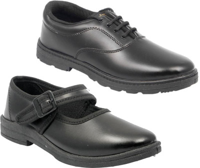 

DDASS Boys & Girls Lace Running Shoes(Black