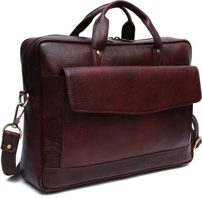 

Golden Leaf 15.6 inch Laptop Messenger Bag(Brown)