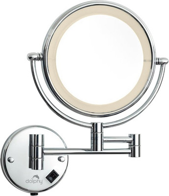 

Dolphy 5x LED Magnifying Shaving & Makeup Mirror Magnifying Mirror(Round)