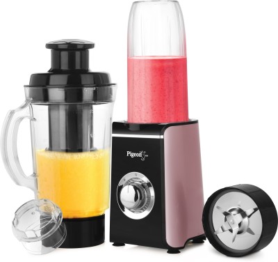 

Pigeon Sapphire 220 W Juicer(Sapphire Multi Utility Blender And Smoothie Maker Black, 2 Jars)