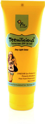 

Fixderma Teenilicious Day light Date Sunscreen SPF 30 Gel For Girls(60 g)