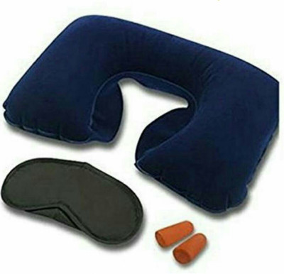 

N-STORE 3 in 1 tourist kit Neck Pillow & Eye Shade & Ear Buds Neck Pillow & Eye Shade(Multi)