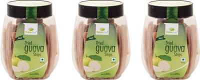 

Nature Pure Dried Fruits- Guava Strips (200g x 3) Pack of 3 Guava(600 g, Plastic Bottle)
