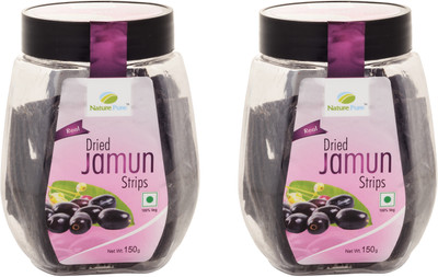 

Nature Pure Dried Fruits- Jamun Strips Jar (150g x 2) Plums(300 g, Plastic Bottle)