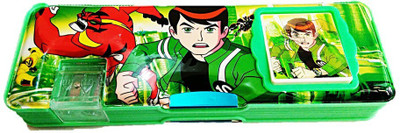 

Reyansh Collection Ben 10 Ben 10 Art Plastic Pencil Box(Set of 1, Green)