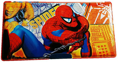 

Reyansh Collection Spiderman Spider Art Art Plastic Pencil Box(Set of 1, Red)