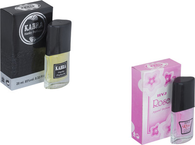 

HVJ Combo Kabra Black-Rose-40ml Eau de Toilette - 40 ml(For Women)