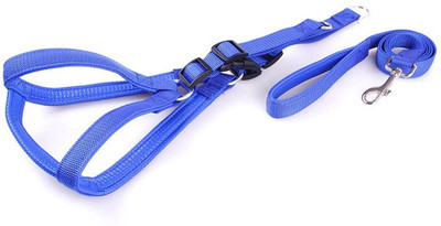 

SRI Dog Harness and Leash Set Step In Padded Nylon Mesh Vest For Small  Dogs Adjustable-1.5 INCH Dog Harness & Leash(, Blue