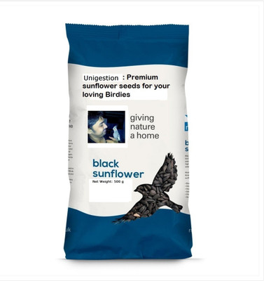 

UNIGESTION Healthy Parrots, Budgies and Birds Sunflower seeds 500 g Dry Bird Food