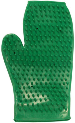 

Goofy Tails Grooming Gloves for Dog & Cat(Green, Fits All)