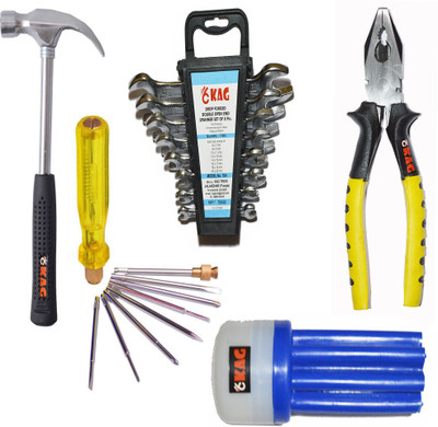 

KAG P-802 Hand Tool Kit(19 Tools), Multicolor