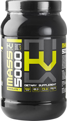 

HIGH VOLTAGE Mass 5000 1 Kg / 2.2 Lbs Chocolate Flavor Weight Gainers/Mass Gainers(1 kg, Chocolate)