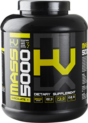 

HIGH VOLTAGE Mass 5000 2.5 kg /5.5 lbs chocolate Weight Gainers/Mass Gainers(2.5 kg, Chocolate)
