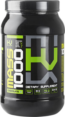 

HIGH VOLTAGE Mass Gainer 1000 1 Kg / 2.2 Lbs Chocolate Flavor Weight Gainers/Mass Gainers(1 kg, Chocolate)