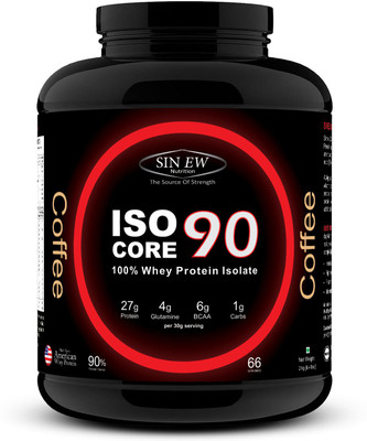 

Sinew Nutrition Isocore 90, Whey Protein Isolate, Whey Protein(2 kg, Coffee)