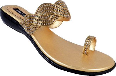 

BARKER Women Golgen Flats