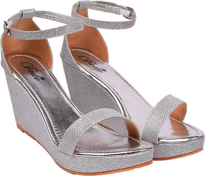 

Jade Women Silver Wedges