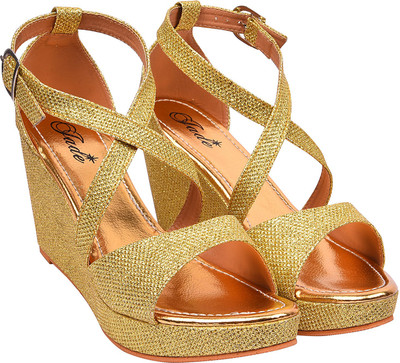 

Jade Women Gold Wedges
