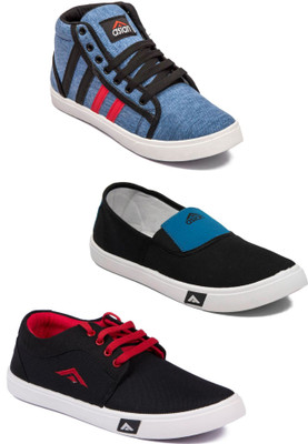 

Asian Men Casual & Running Shoes Combo Pack of 3 Casuals For Men(Multicolor