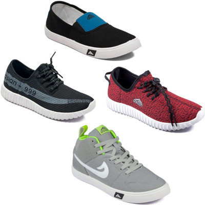 

Asian Men Casual & Running Shoes Combo Pack of 4 For Men(Multicolor