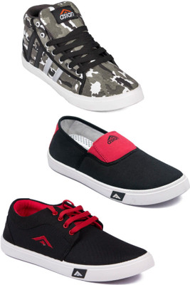 

Asian Men Casual & Running Shoes Combo Pack of 3 Casuals For Men(Multicolor