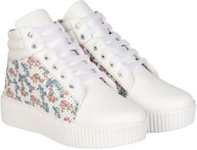 

NMD Comfortable Woman Long White Multicolor Shoe Boots For Women(Multicolor