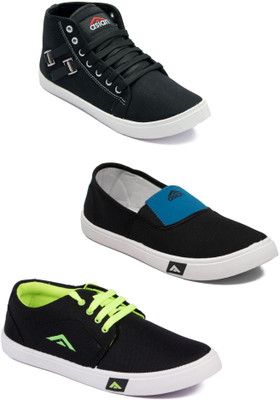 

Asian Men Casual & Running Shoes Combo Pack of 3 Casuals For Men(Multicolor