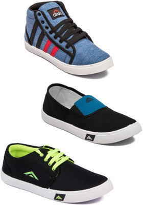 

Asian Men Casual & Running Shoes Combo Pack of 3 Casuals For Men(Multicolor