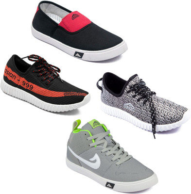 

Asian Men Casual & Running Shoes Combo Pack of 4 Casuals For Men(Multicolor