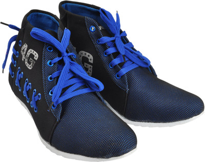 

ThakurSaheb Sneakers Sneakers For Men(Black, Black::white::blue