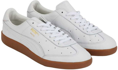 

Puma Madrid Premium Sneakers For Men(White, White- team gold