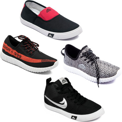 

Asian Men Casual & Running Shoes Combo Pack of 4 Casuals For Men(Multicolor