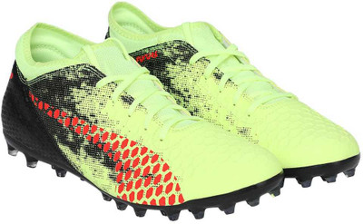 

Puma FUTURE 18.4 MG Football Shoes For Men(Yellow, Multicolor, Fizzy yellow-red blast- black