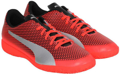 

Puma PUMA Spirit IT Football Shoes For Men(Red, Red blast- silver- black