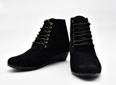 

Sapatos Boots For Women(Black, Sta-3022-black