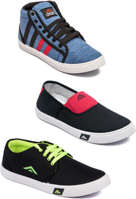 

Asian Men Casual & Running Shoes Combo Pack of 3 Casuals For Men(Multicolor
