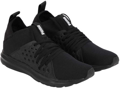 

Puma Enzo NF Mid Running Shoes For Men(Black, Black-quiet shade- white