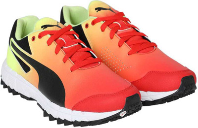

Puma evoSPEED 360.4 FH Fade Running Shoes For Men(Multicolor, Flame scarlet- black-fizzy yellow- white