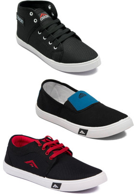 

Asian Men Casual & Running Shoes Combo Pack of 3 Casuals For Men(Multicolor