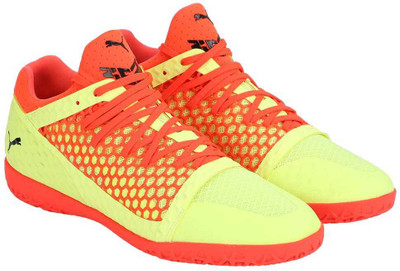 Puma 365 NETFIT CT Running Shoes For Men(Yellow, Orange, Fizzy yellow-red blast- black