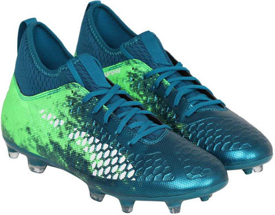 

Puma FUTURE 18.3 FG AG Football Shoes For Men(Multicolor, Deep lagoon- white-green gecko