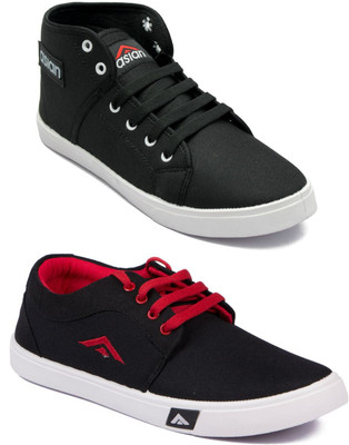 

Asian Men Casual & Running Shoes Combo Pack of 2 Casuals For Men(Multicolor