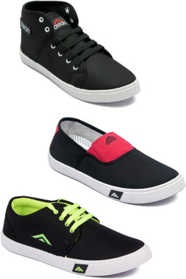 

Asian Men Casual & Running Shoes Combo Pack of 3 Casuals For Men(Multicolor