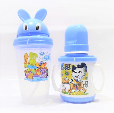 

Dolphin Baby Products Baby Sipper & Cup Combo - 250 ML & 200 ML(Blue)
