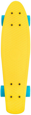 

Iris Plastic Skateboard with Textured Surface 7.6 inch x 28.4 inch Skateboard(Yellow, Pack of 1)